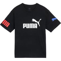 PUMA: Чёрная футболка 