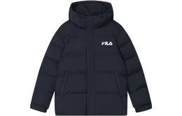 Fila: Чёрный пуховик 