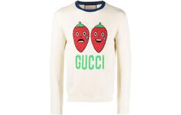 Gucci: Белый свитер 