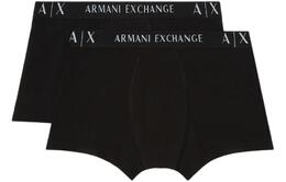 Armani Exchange: Чёрные трусы 