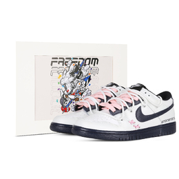 Nike: Синие кроссовки  Dunk