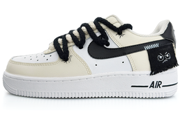 Nike: Чёрные кроссовки  Air Force 1