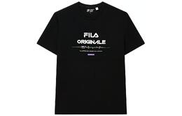 Fila: Чёрная футболка 