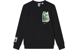 Fila: Чёрная толстовка 