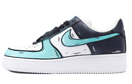 Nike: Чёрные кроссовки  Air Force 1