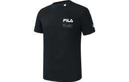 Fila: Чёрная футболка 