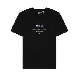 Fila: Чёрная футболка 