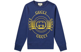 Gucci: Синяя толстовка 