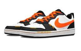 Nike: Оранжевые кроссовки  Court