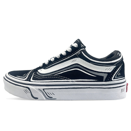 Vans: Чёрные кроссовки  Old Skool