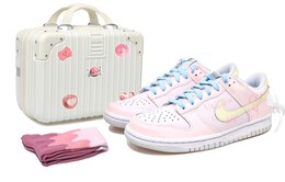 Nike: Розовые кроссовки  Dunk