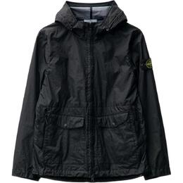 Stone Island: Чёрная куртка  Compass