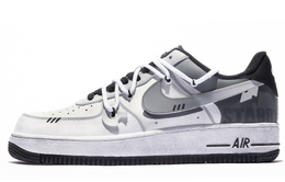 Nike: Серые кроссовки  Air Force 1