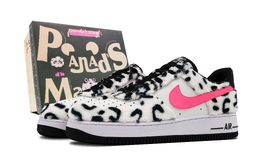 Nike: Розовые кроссовки  Air Force 1