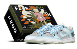 Nike: Синие кроссовки  Dunk