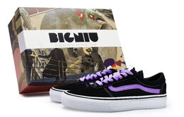 Vans: Фиолетовые кроссовки  Ward