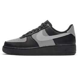 Nike: Чёрные кроссовки  Air Force 1