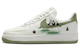 Nike: Зелёные кроссовки  Air Force 1