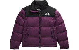 The North Face: Фиолетовый пуховик 