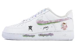 Nike: Розовые кроссовки  Air Force 1