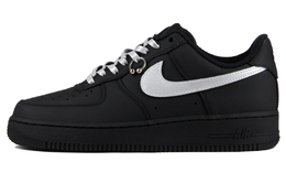 Nike: Чёрные кроссовки  Air Force 1