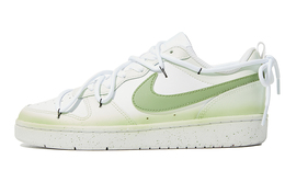 Nike: Зелёные кроссовки  Court