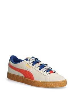 PUMA: Серые кроссовки  Suede