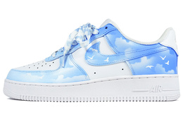 Nike: Голубые кроссовки  Air Force 1