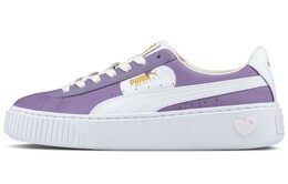 PUMA: Фиолетовые кроссовки  Suede