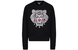 Kenzo: Чёрная толстовка  Tiger Head