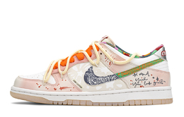 Nike: Белые кроссовки  Dunk