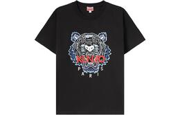 Kenzo: Чёрная футболка  Tiger Head