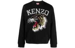 Kenzo: Чёрная толстовка  Tiger