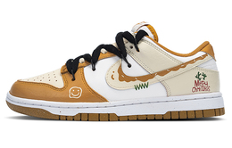 Nike: Коричневые кроссовки  Dunk