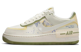 Nike: Зелёные кроссовки  Air Force 1