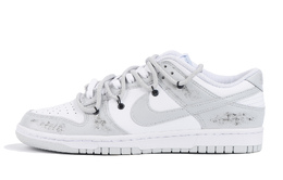 Nike: Серые кроссовки  Dunk