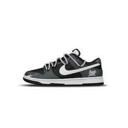 Nike: Чёрные кроссовки  Dunk