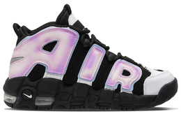 Nike: Чёрные кроссовки  Air More Uptempo