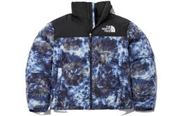 The North Face: Голубой пуховик 