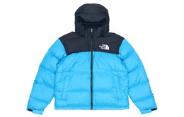 The North Face: Голубой пуховик 