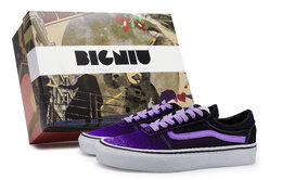 Vans: Фиолетовые кроссовки  Ward