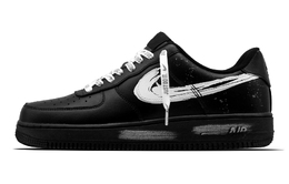 Nike: Чёрные кроссовки  Air Force 1