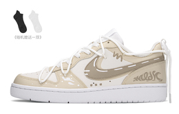 Nike: Коричневые кроссовки  Court