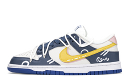 Nike: Жёлтые кроссовки  Dunk