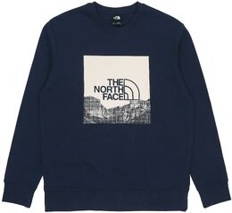 The North Face: Голубая толстовка 