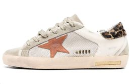 Golden Goose: Оранжевые кроссовки  Super Star