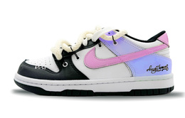 Nike: Фиолетовые кроссовки  Dunk