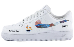 Nike: Белые кроссовки  Air Force 1