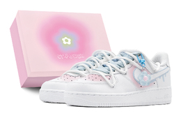 Nike: Голубые кроссовки  Air Force 1