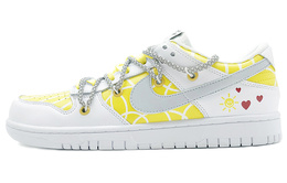Nike: Жёлтые кроссовки  Dunk
